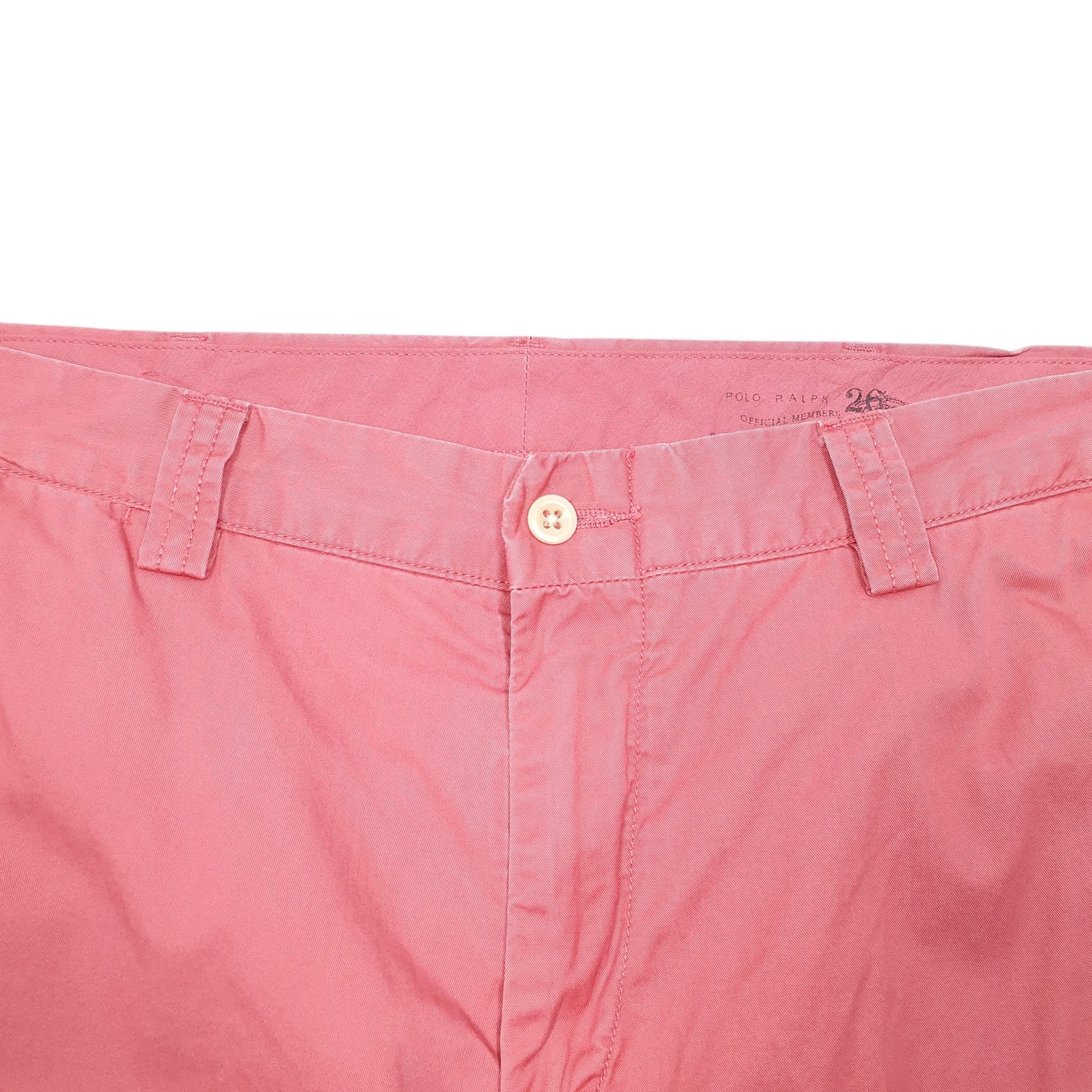 Mens Pink Polo Ralph Lauren Suffield Pant Chino Trousers