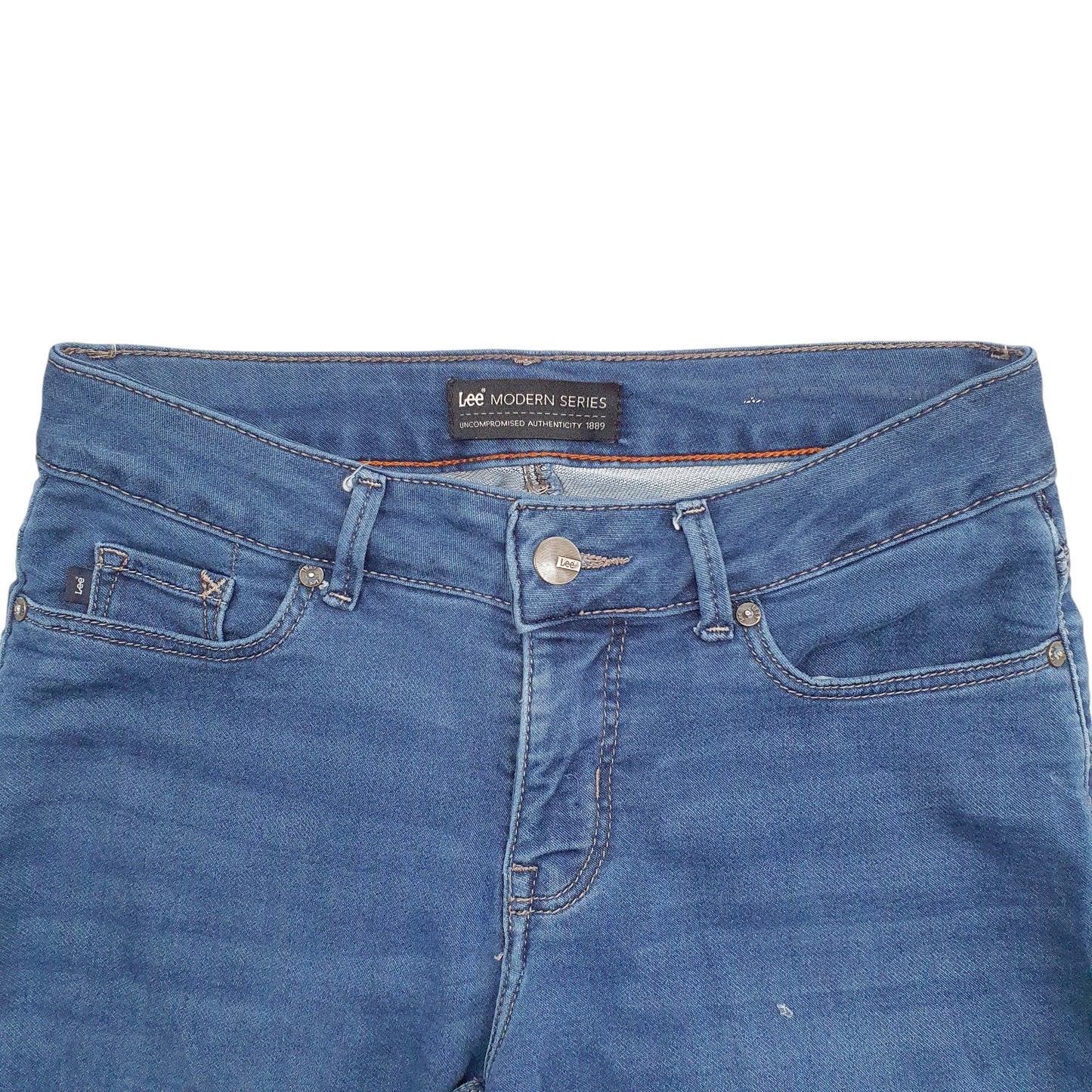 Womens Blue Lee Modern Series Stretch Fit Casual JeansW28 L28