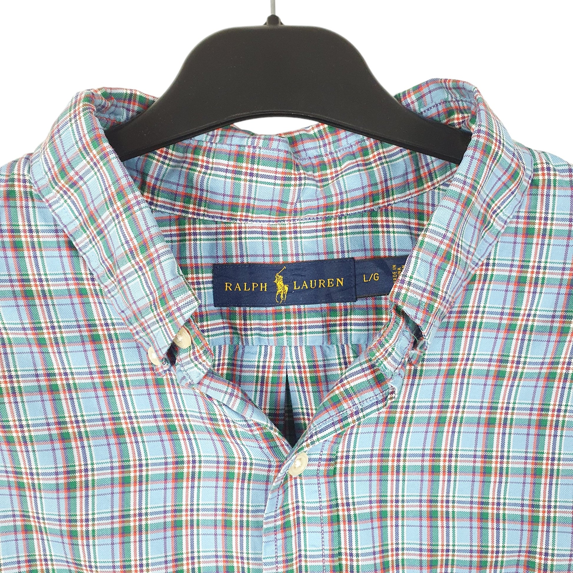 Mens Blue Ralph Lauren  Long Sleeve Shirt