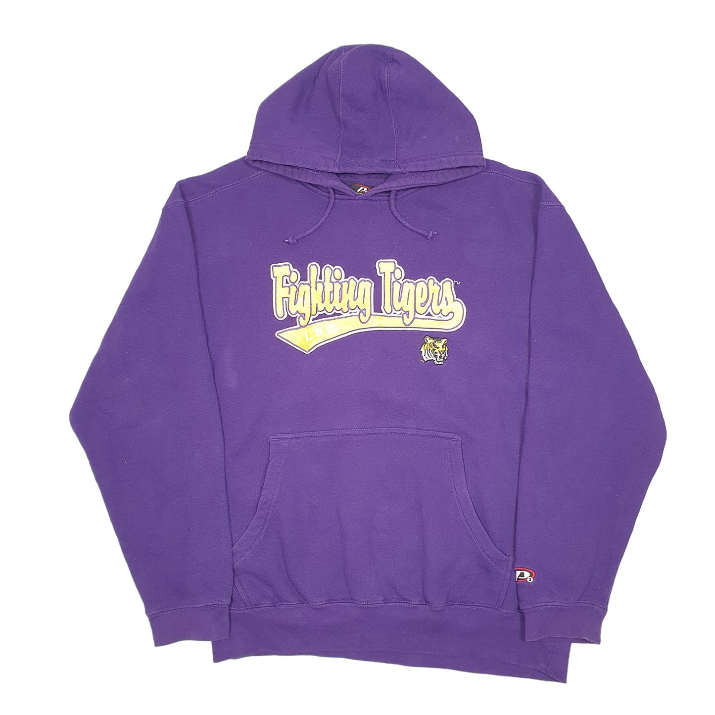 Mens Purple Pro Player LSU Fighting Tigers American Football Hoodie Jumper