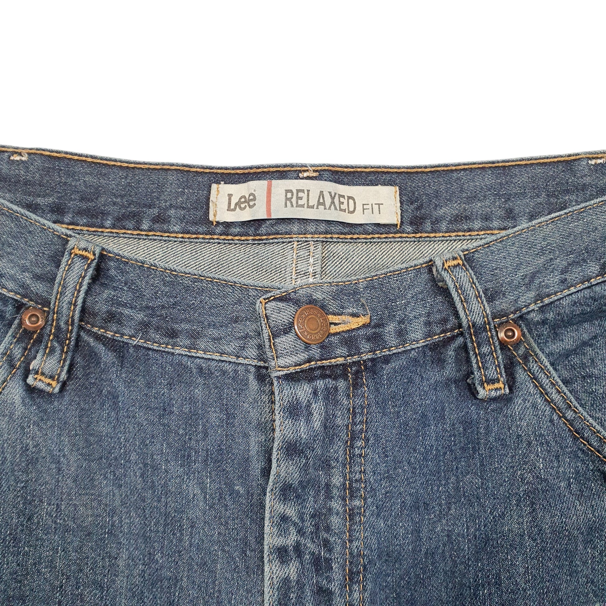 Mens Blue Lee Relaxed Casual JeansW40 L32