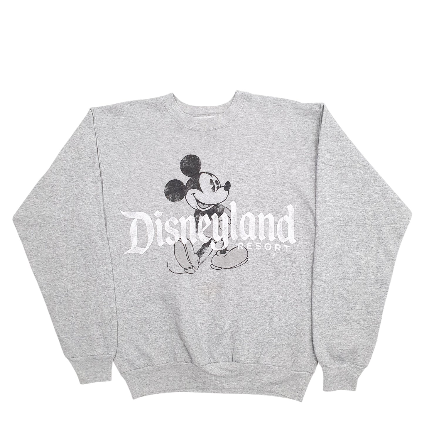 Mens Grey Disney Mickey Mouse Crewneck Jumper