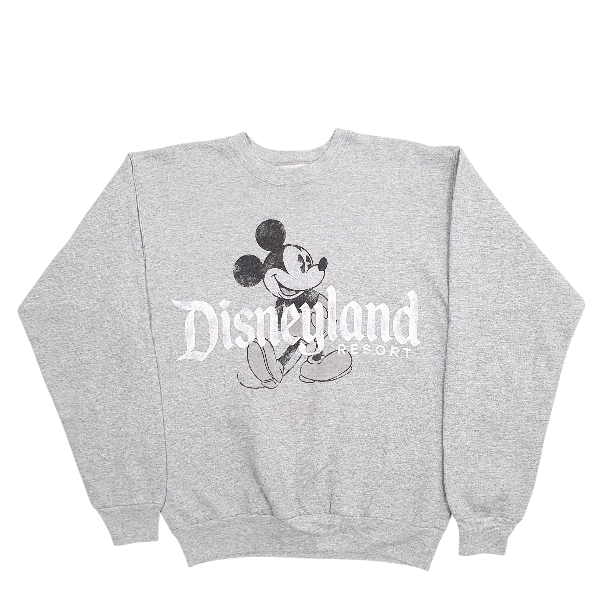 Mens Grey Disney Mickey Mouse Crewneck Jumper