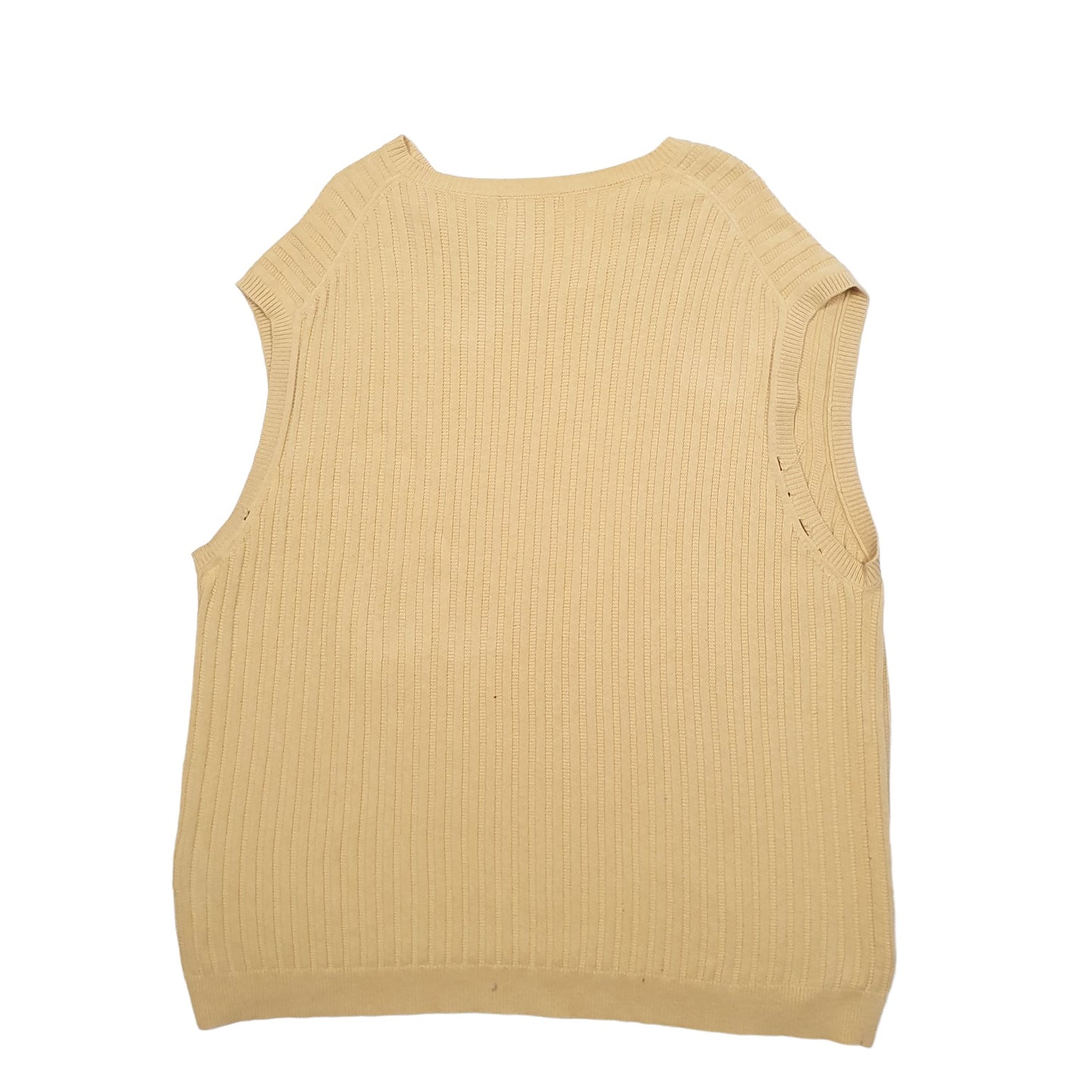 Mens Yellow Nautica Knit Crewneck Jumper