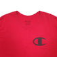 Mens Red Champion  Short Sleeve T Shirt