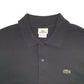 Mens Black Lacoste  Short Sleeve Polo Shirt