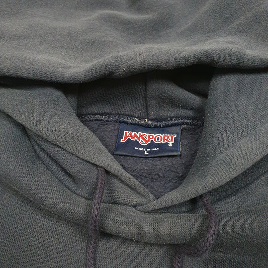 Mens Navy Jansport Georgetown Law College USA Vintage Made In USA Hoodie Jumper