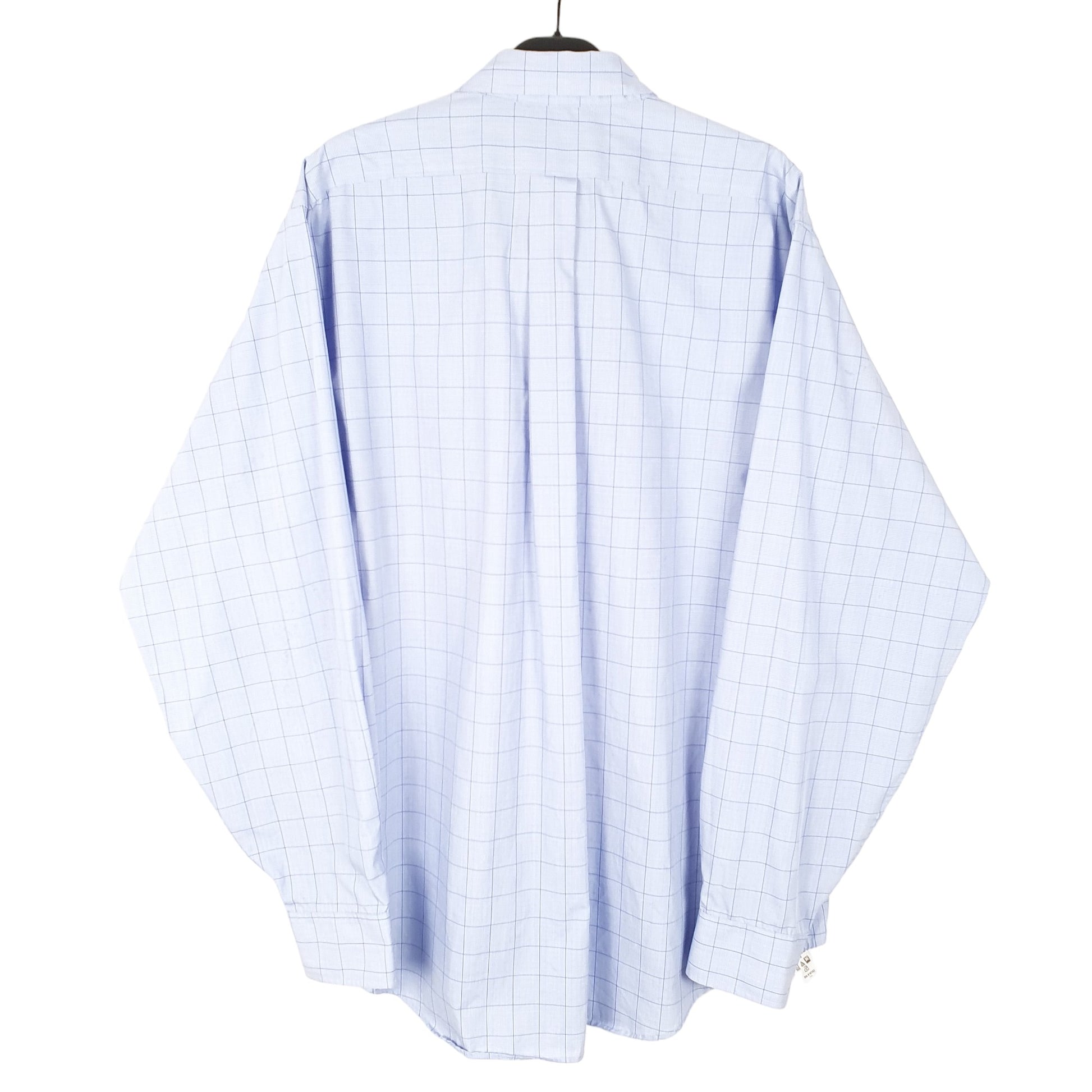 Mens Blue Chaps  Long Sleeve Shirt