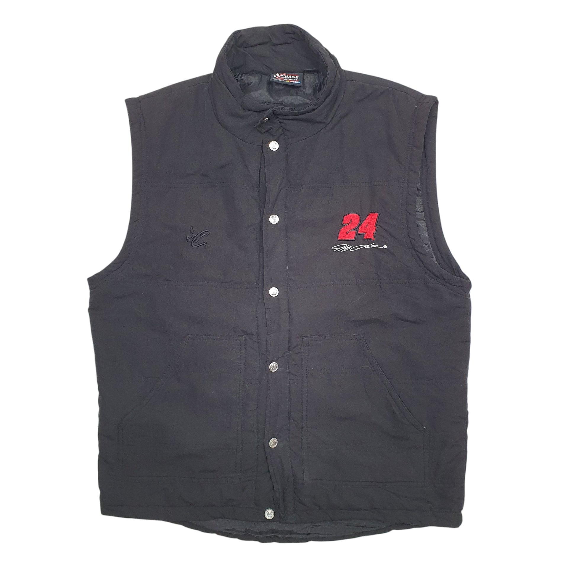 Mens Black Chase Authentics  Quarter Zip Coat