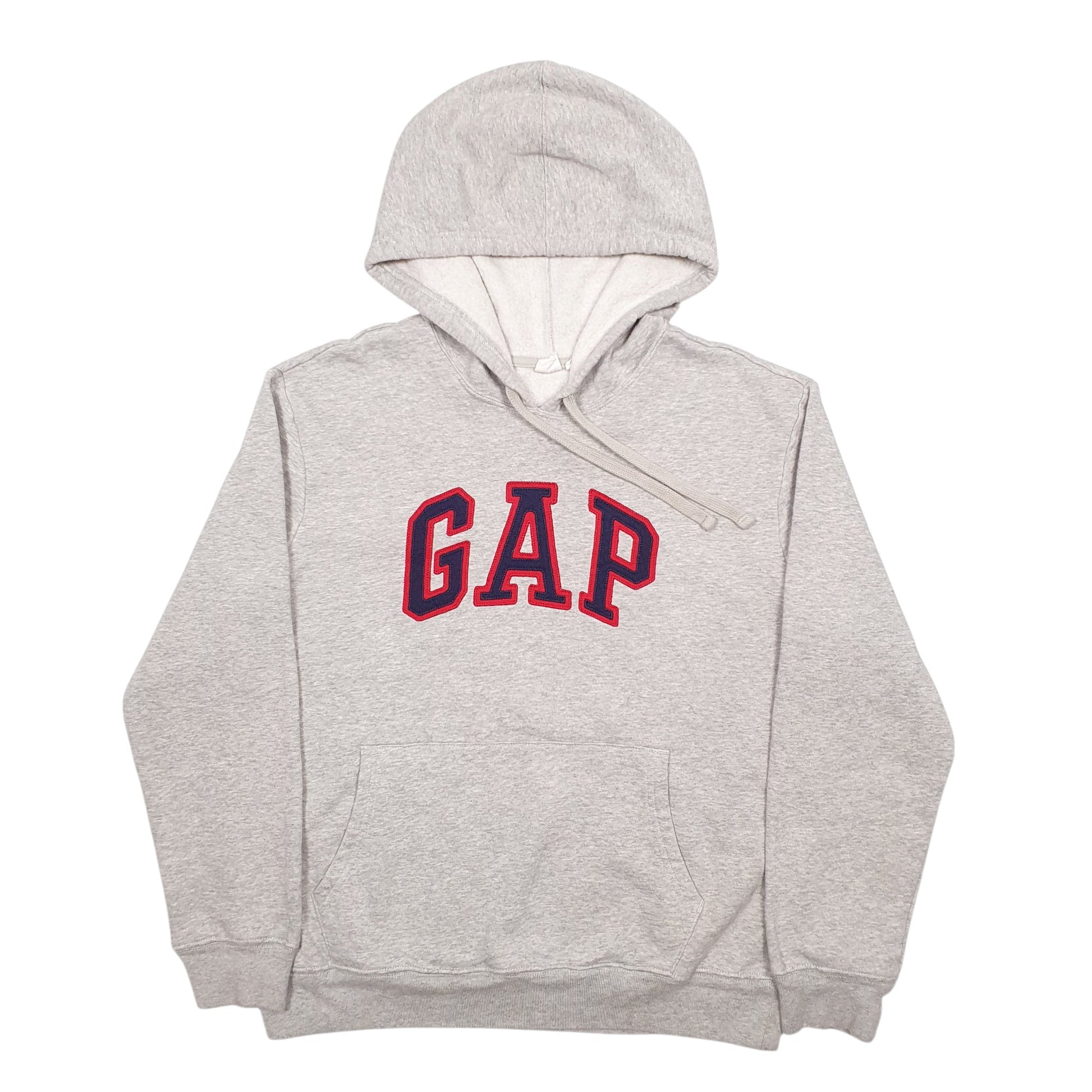 Womens Grey Gap Spellout Hoodie Jumper
