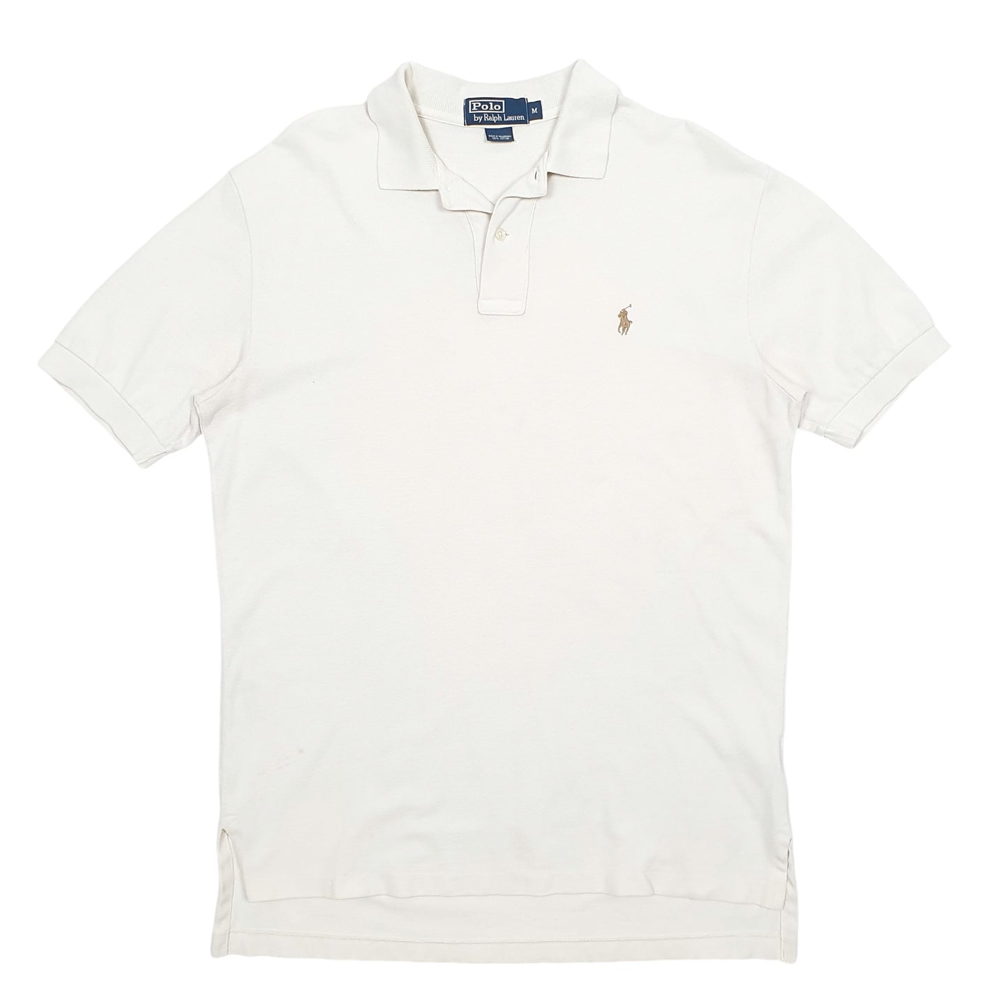 Mens Cream Polo Ralph Lauren  Short Sleeve Polo Shirt