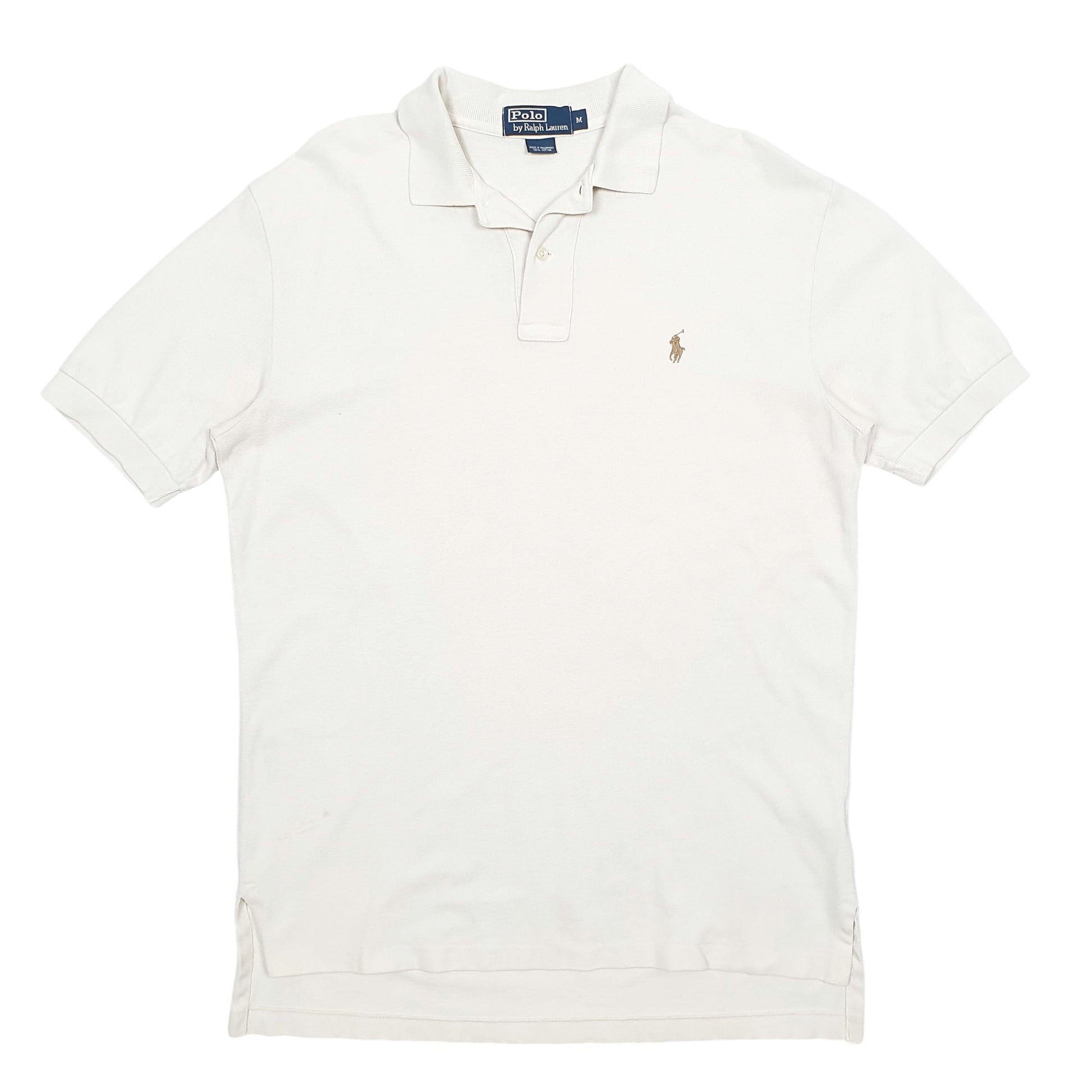 Mens Cream Polo Ralph Lauren  Short Sleeve Polo Shirt