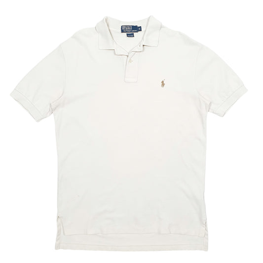 Mens Cream Polo Ralph Lauren  Short Sleeve Polo Shirt