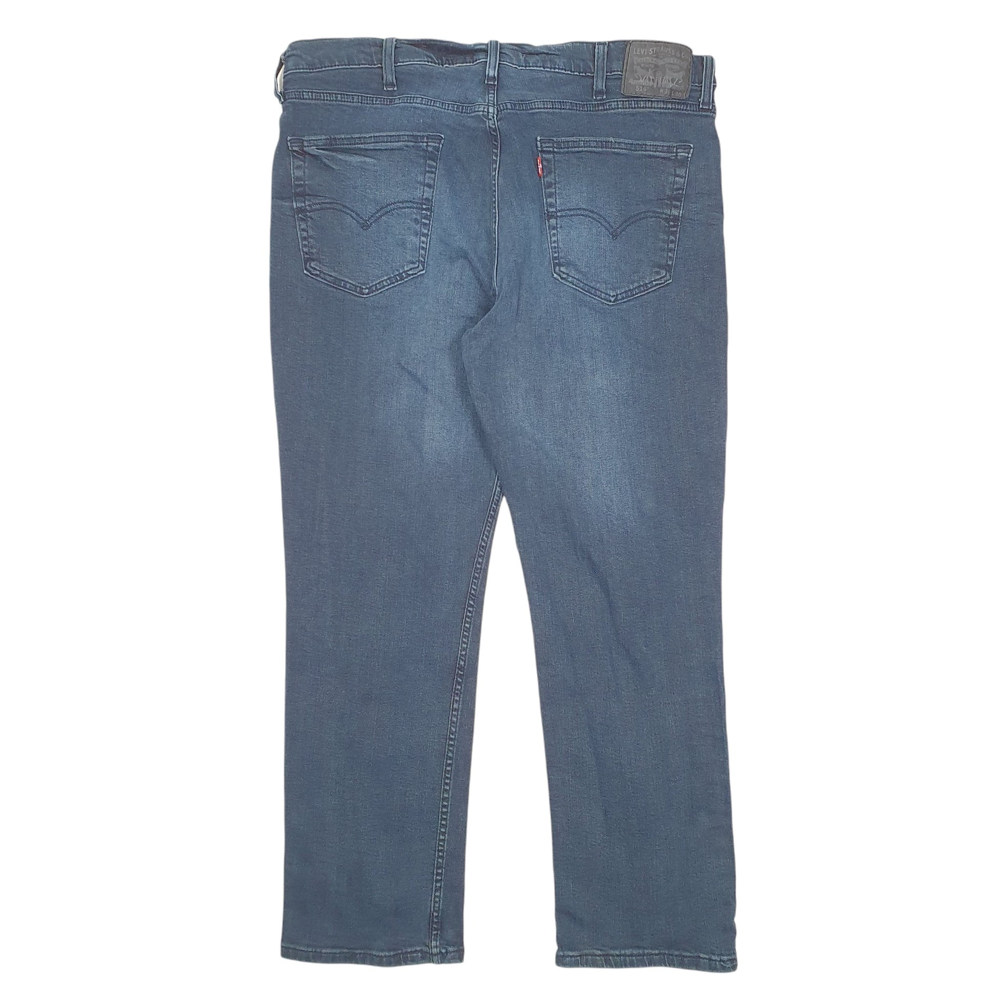Mens Navy Levis Stretch 514 JeansW38 L30