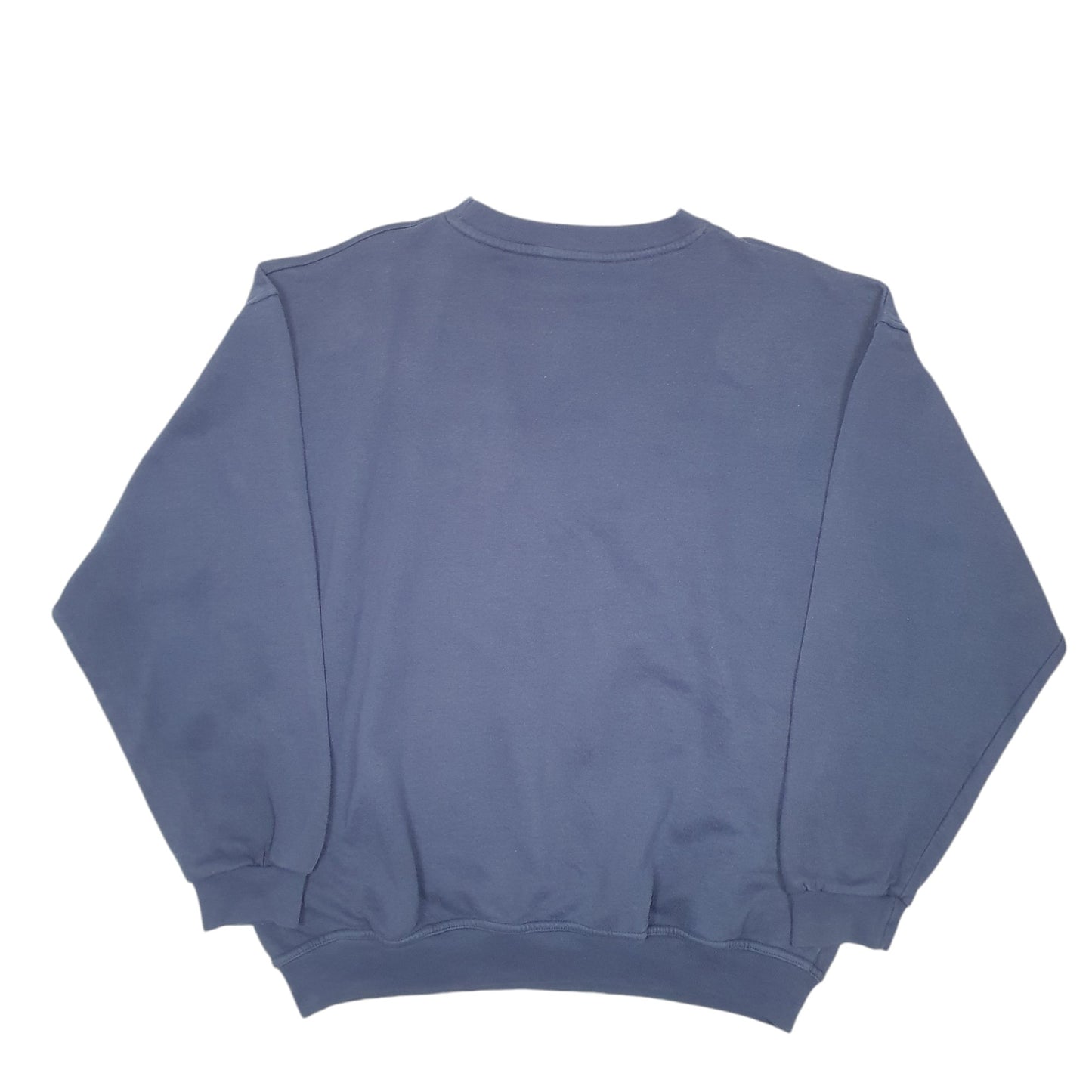 Mens Navy Fila Spellout Crewneck Jumper