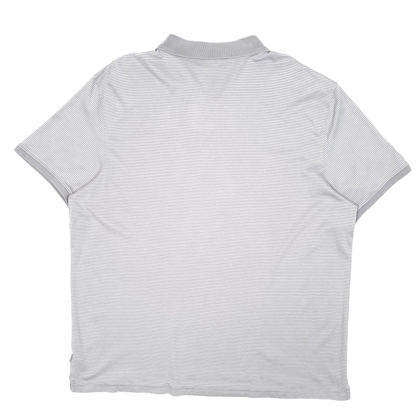 Mens Grey Calvin Klein  Short Sleeve Polo Shirt