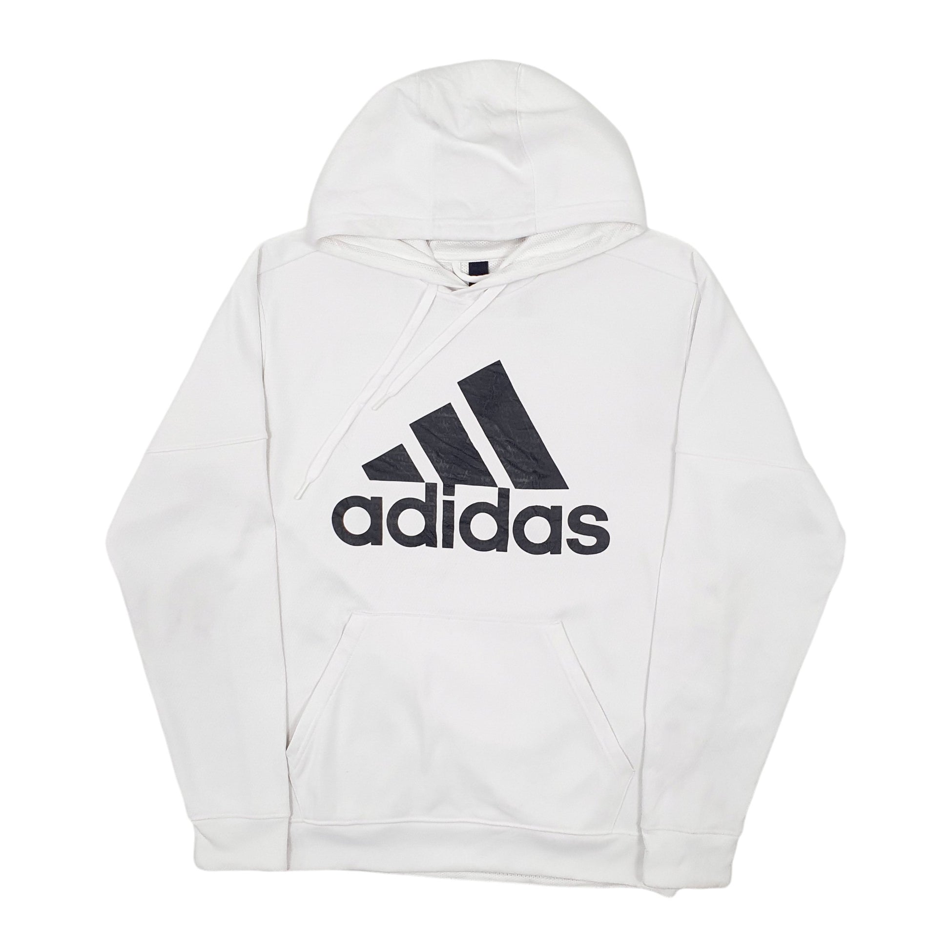 Mens White Adidas  Hoodie Jumper