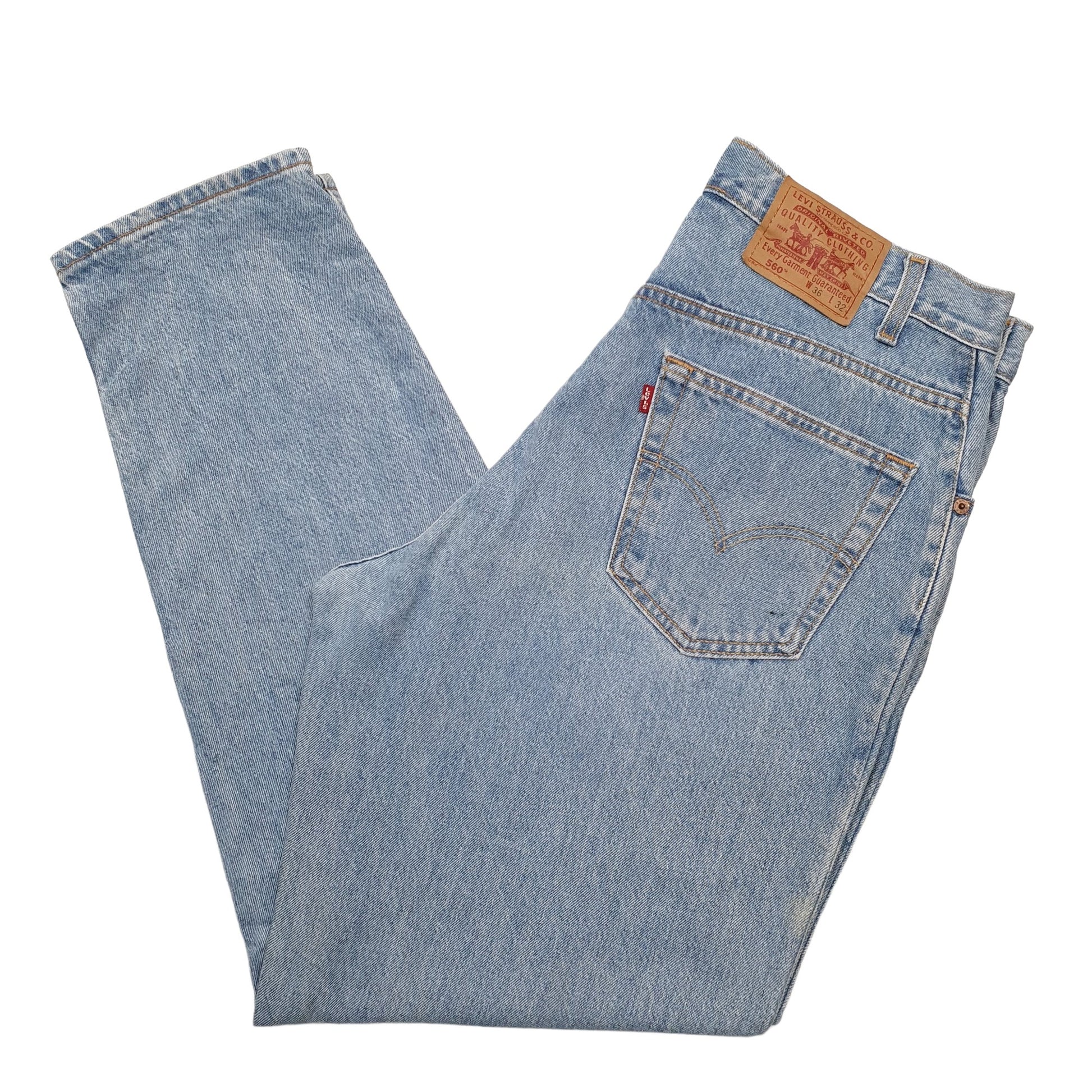 Mens Blue Levis Vintage 2000's Made In Canada 560 JeansW36 L32