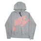 Mens Grey Nike Spellout Hoodie Jumper