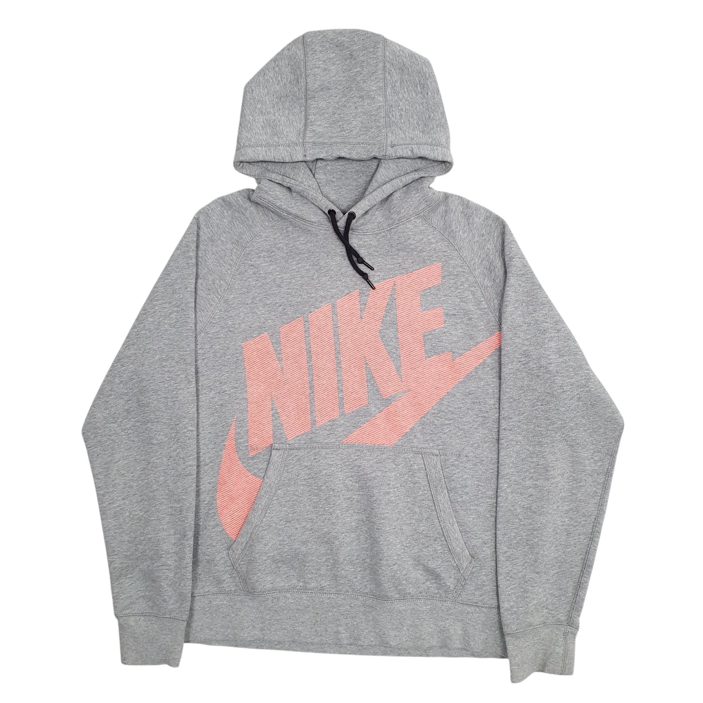 Mens Grey Nike Spellout Hoodie Jumper