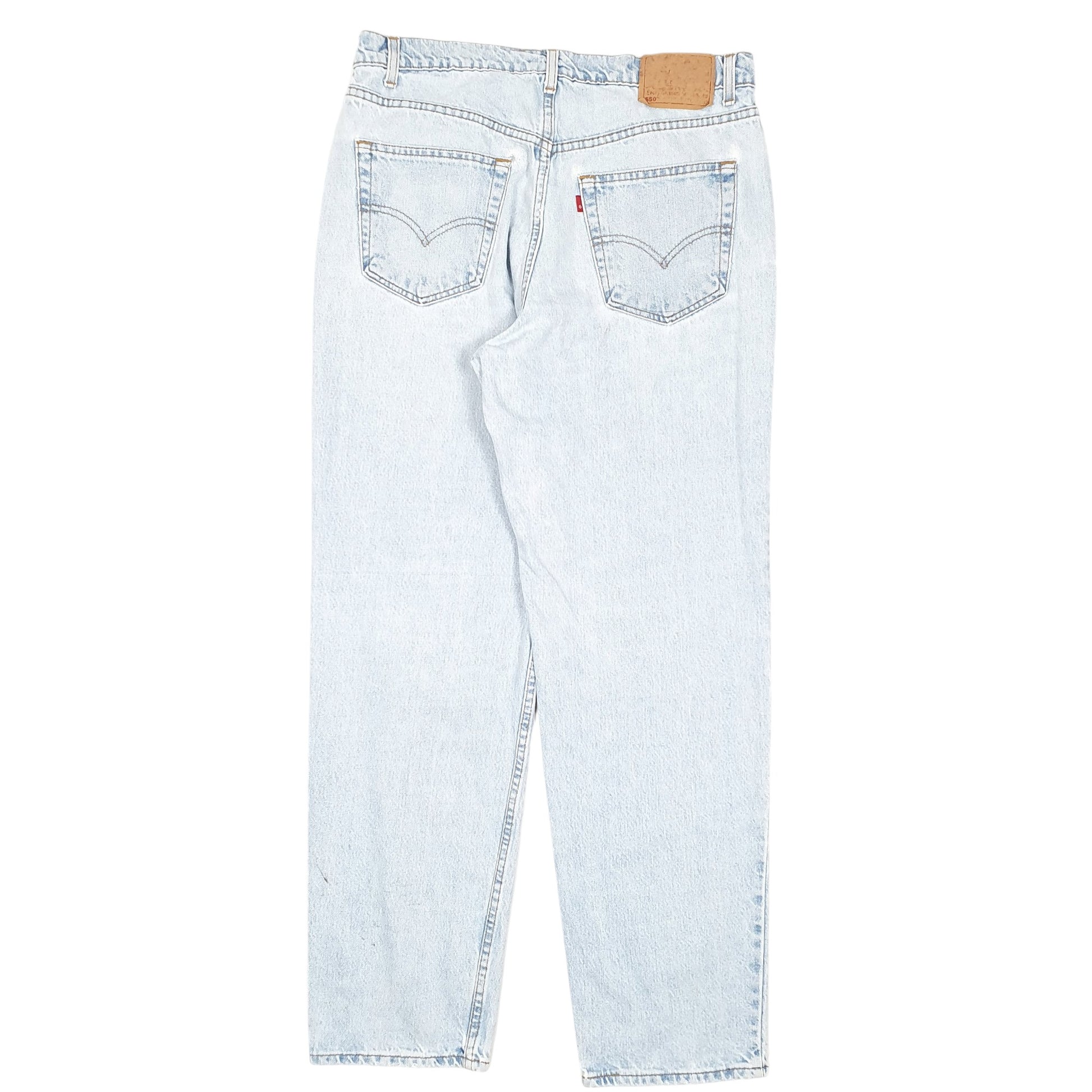 Mens Blue Levis Vintage 2000s Made In USA Tapered 550 JeansW36 L32