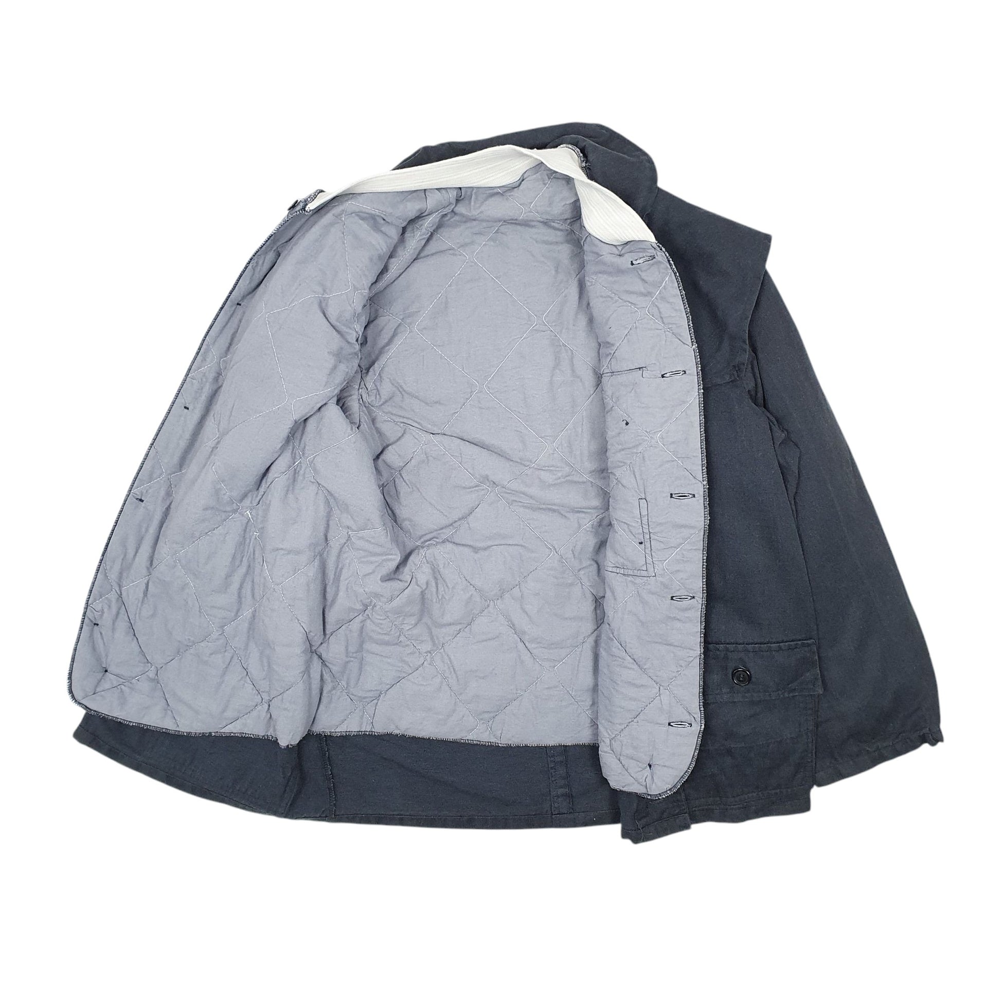 Mens Grey Unbranded Vintage Crewneck Coat