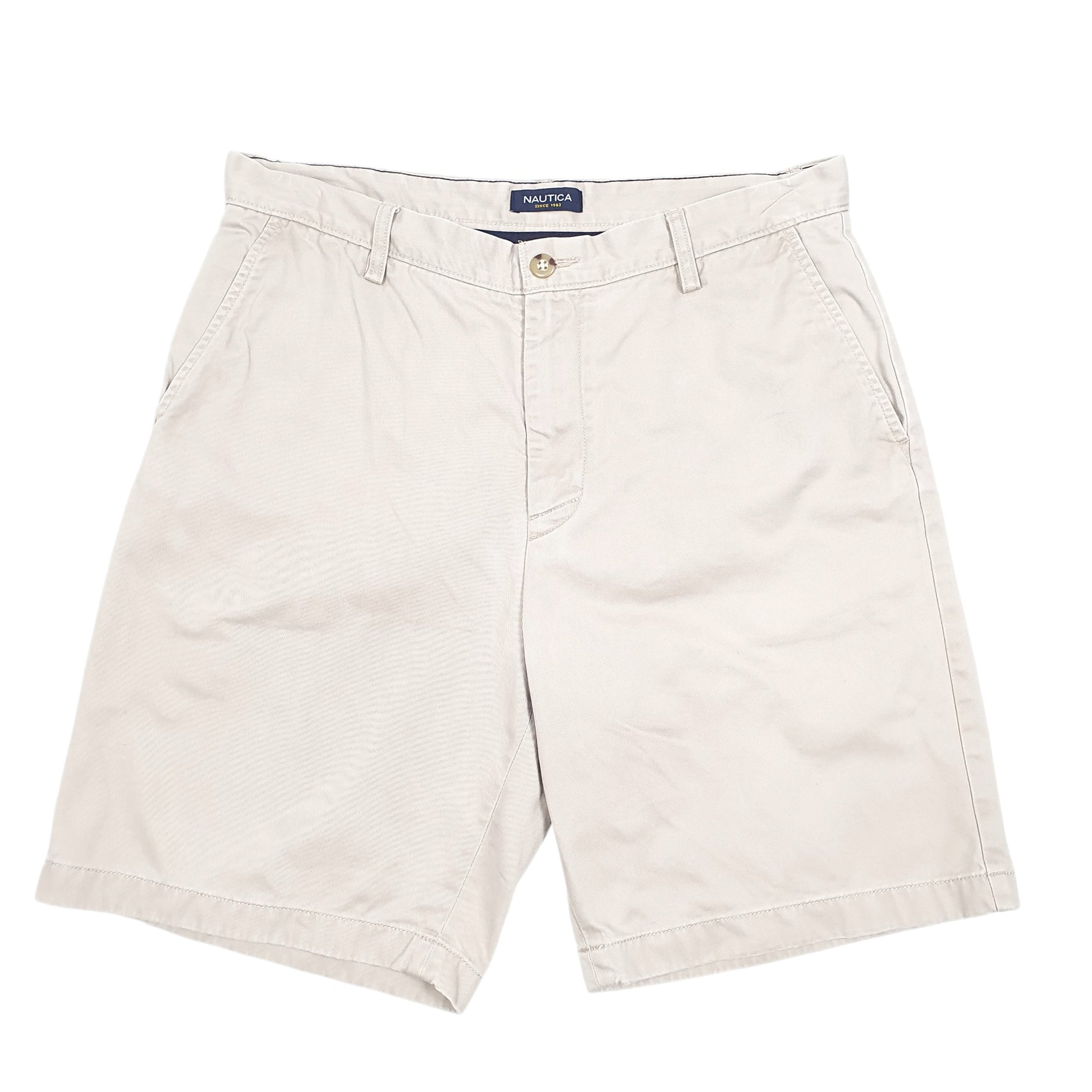 Mens Beige Nautica  Chino Shorts