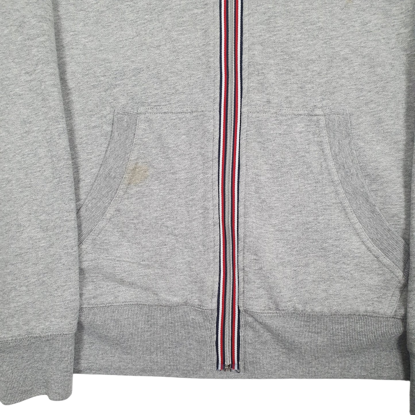 Mens Grey Tommy Hilfiger Hoodie Full Zip Jumper