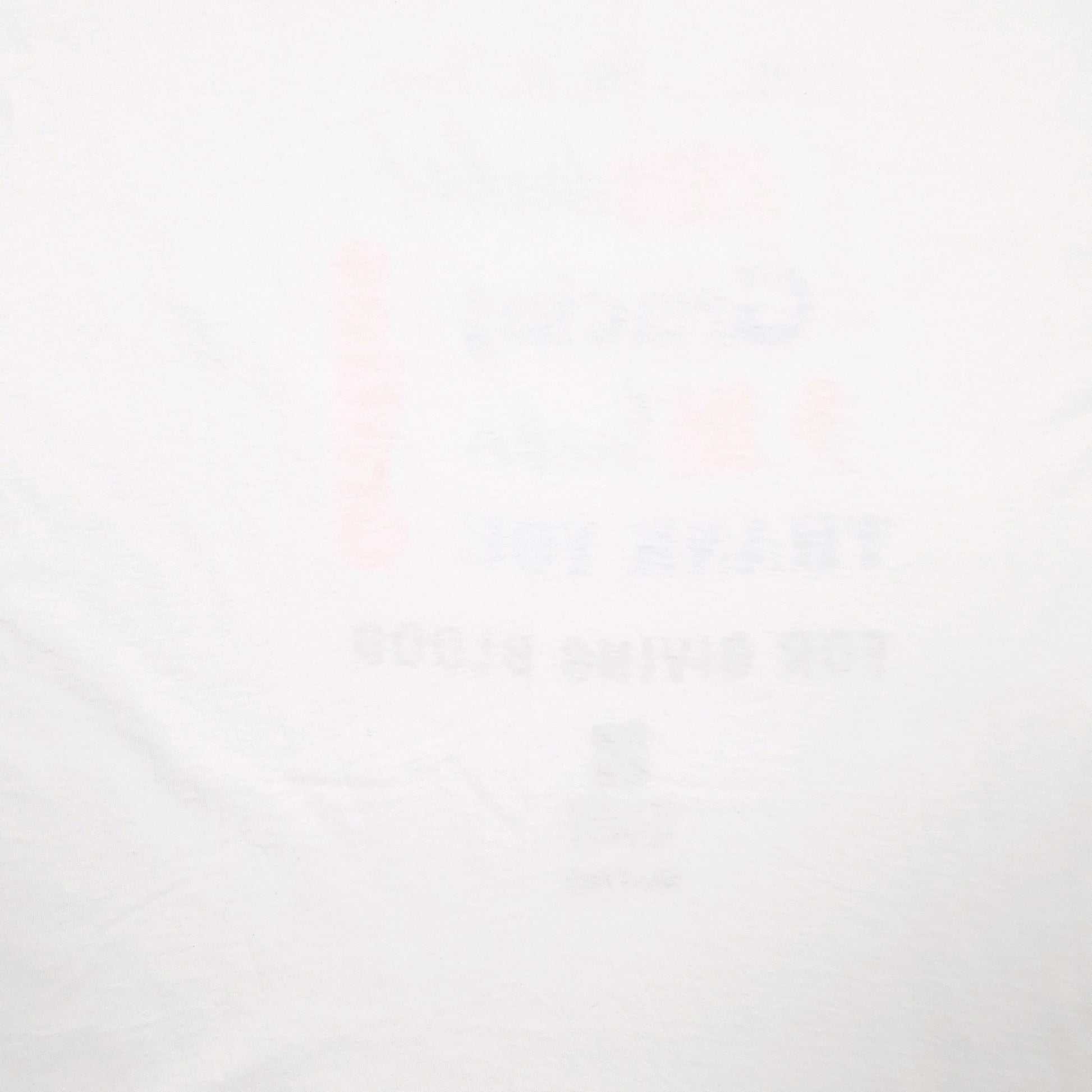 Mens White Fruit Of The Loom Single Stitch Vintage 90s Short Sleeve T Shirt