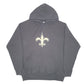 Mens Black NFL New Orleans Saints American Football Hoodie Jumper