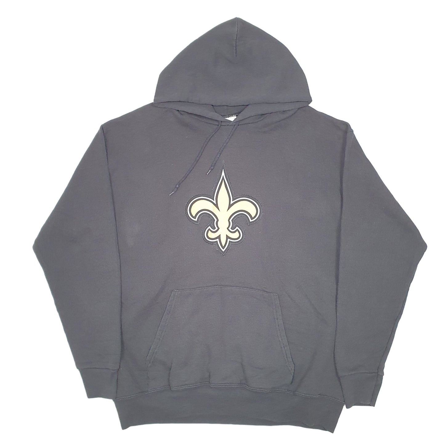 Mens Black NFL New Orleans Saints American Football Hoodie Jumper