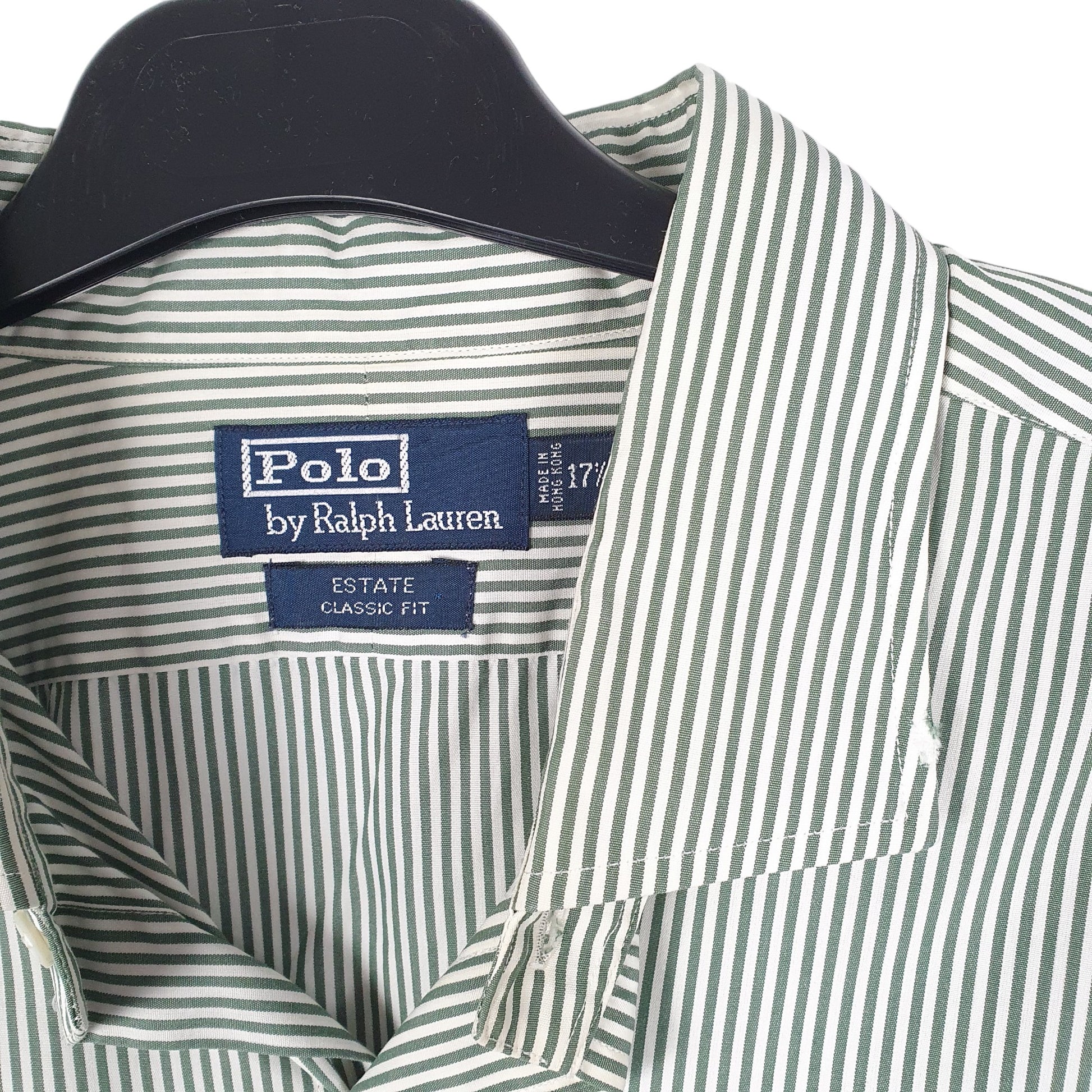 Mens Green Polo Ralph Lauren Estate Long Sleeve Shirt