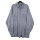 Mens Grey Nautica Vintage Overshirt Long Sleeve Shirt