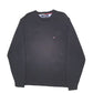 Mens Black Tommy Hilfiger Knit Crewneck Jumper
