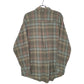 Mens Green L.L.Bean Flannel Overshirt Long Sleeve Shirt