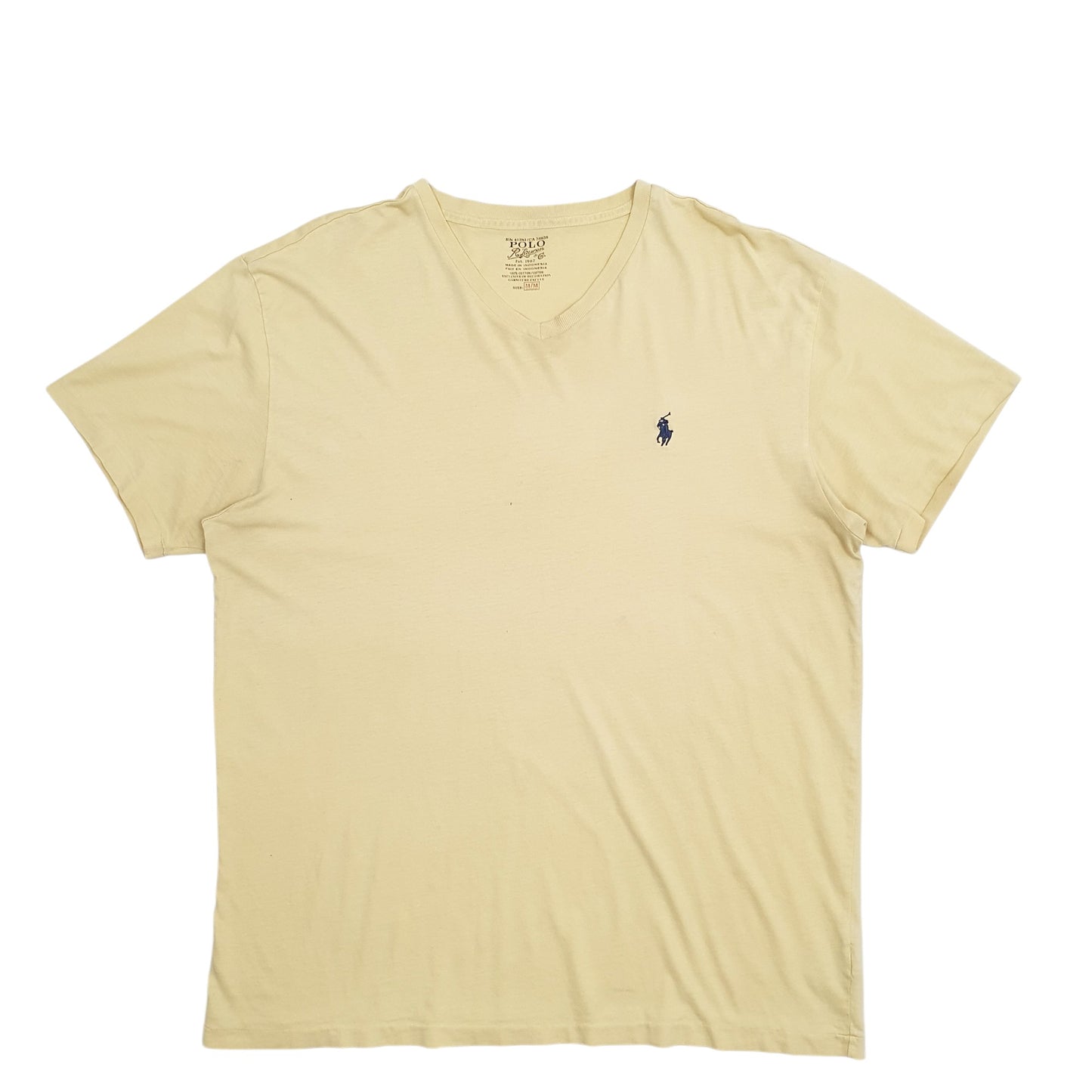 Mens Yellow Polo Ralph Lauren  Short Sleeve T Shirt