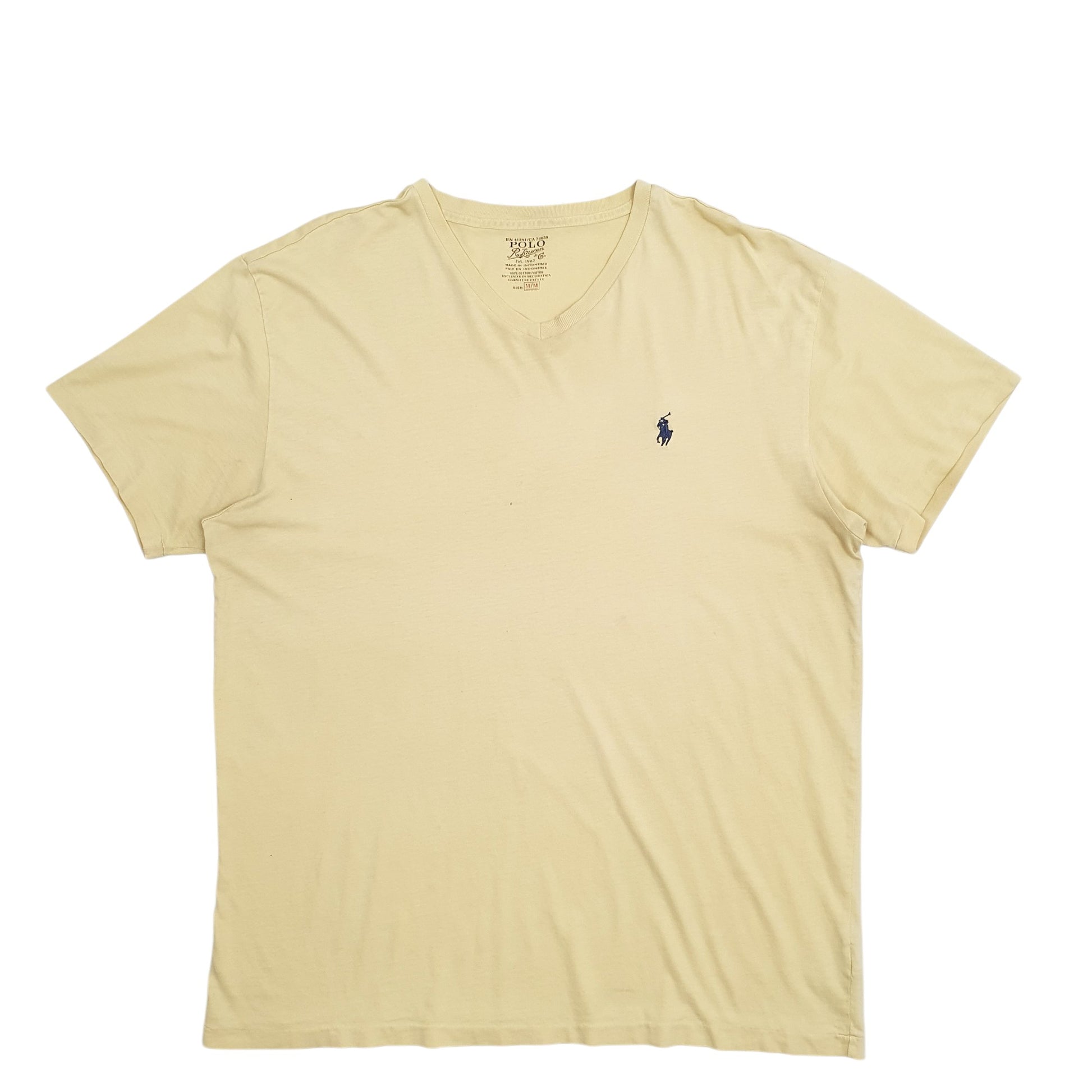 Mens Yellow Polo Ralph Lauren  Short Sleeve T Shirt