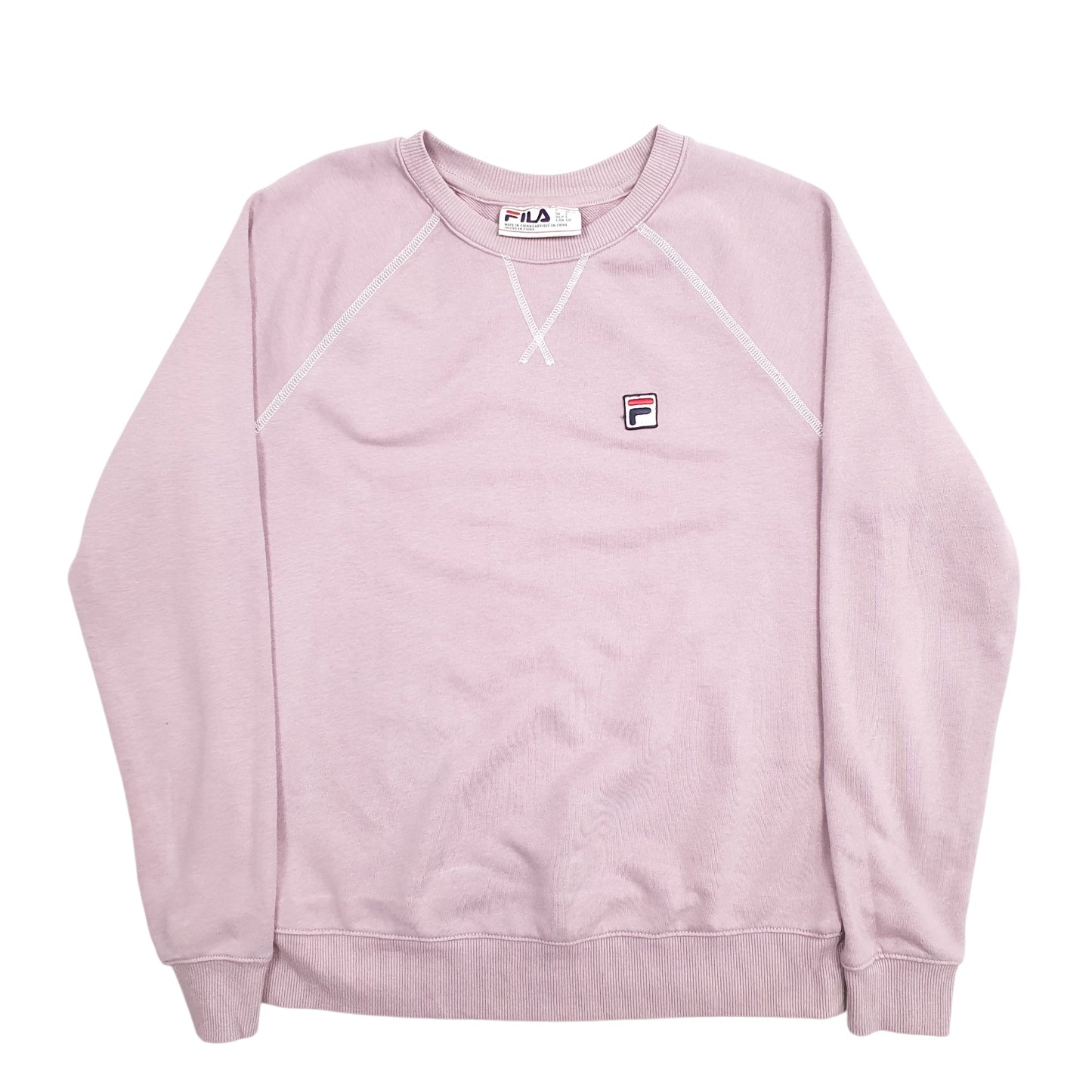 Womens Pink Fila  Crewneck Jumper