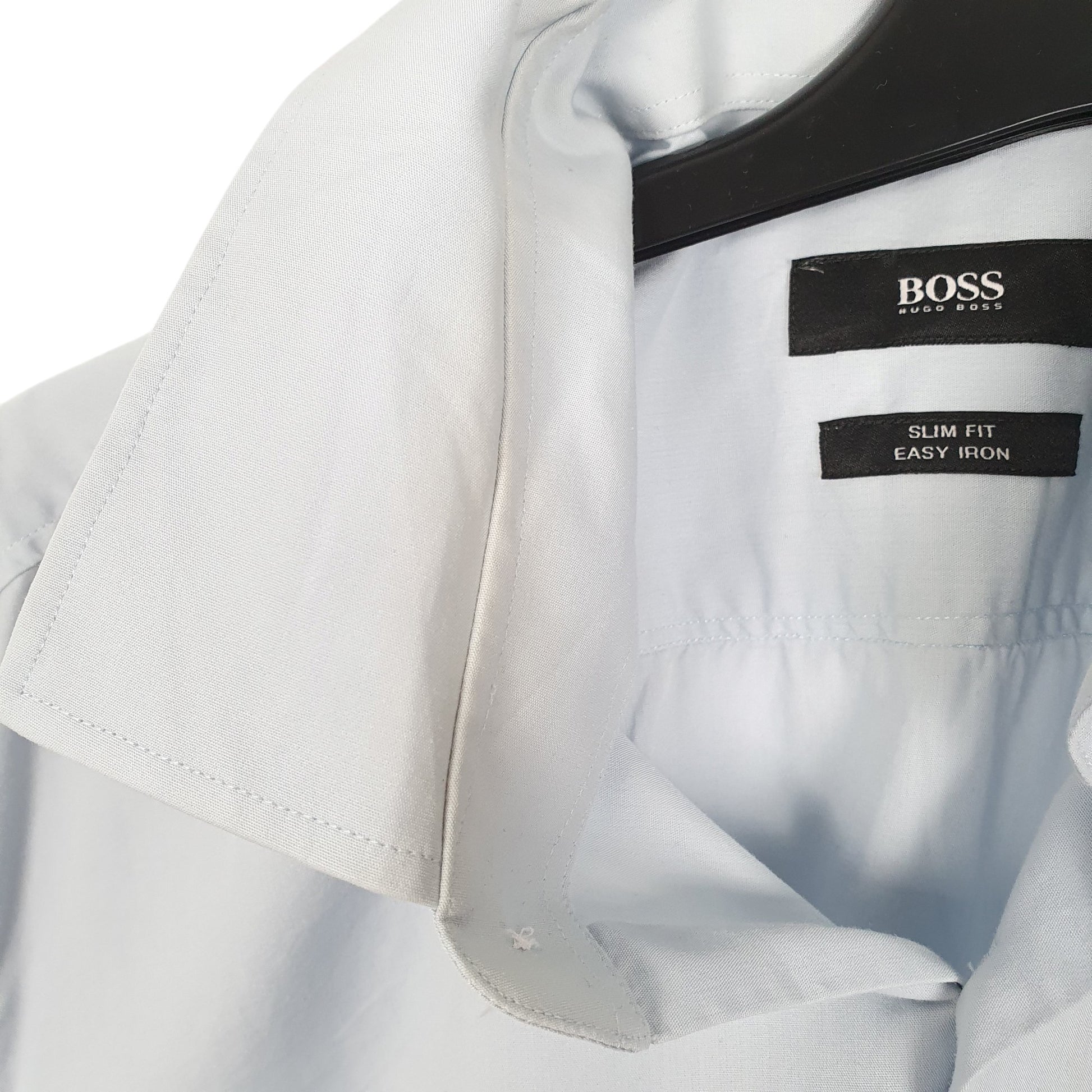 Mens Blue Hugo Boss  Long Sleeve Shirt