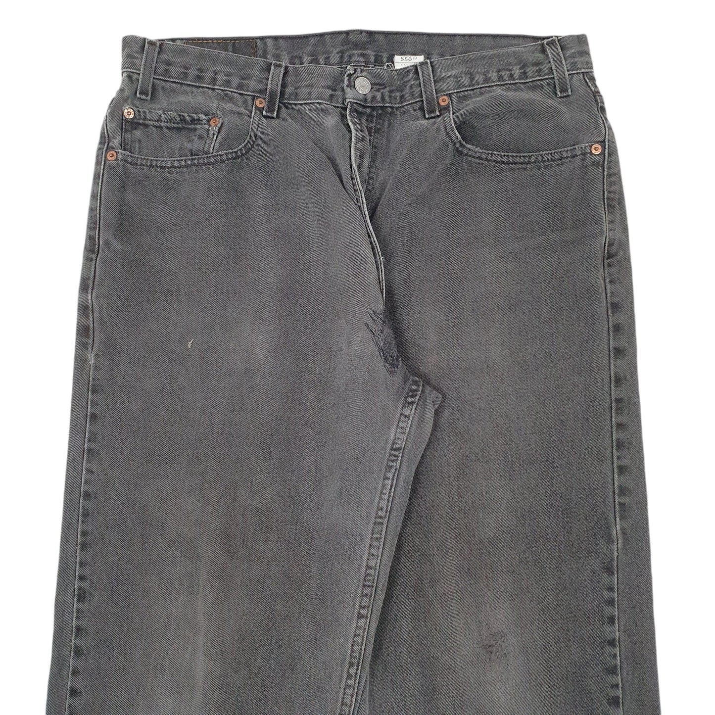 Mens Grey Levis Vintages 90 550 JeansW36 L32