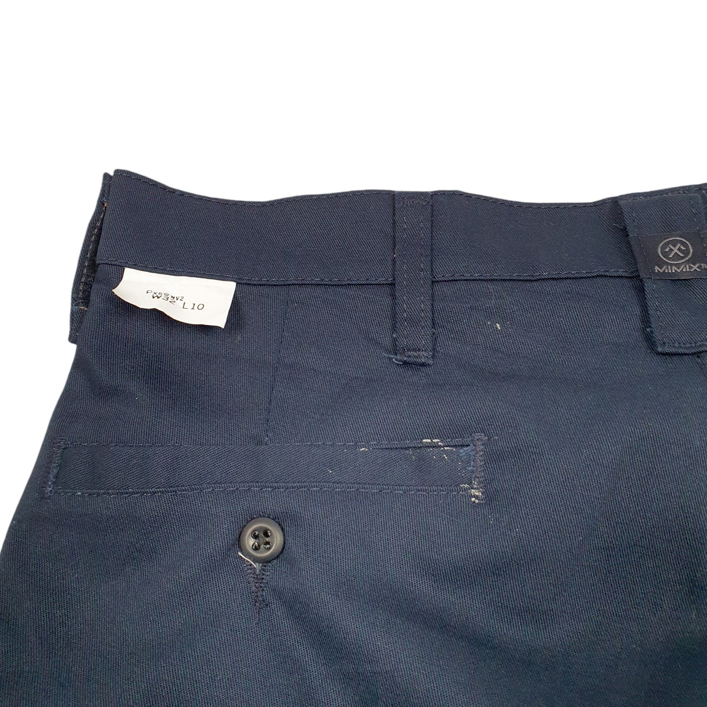 Mens Navy Red Kap Workwear Chino Shorts