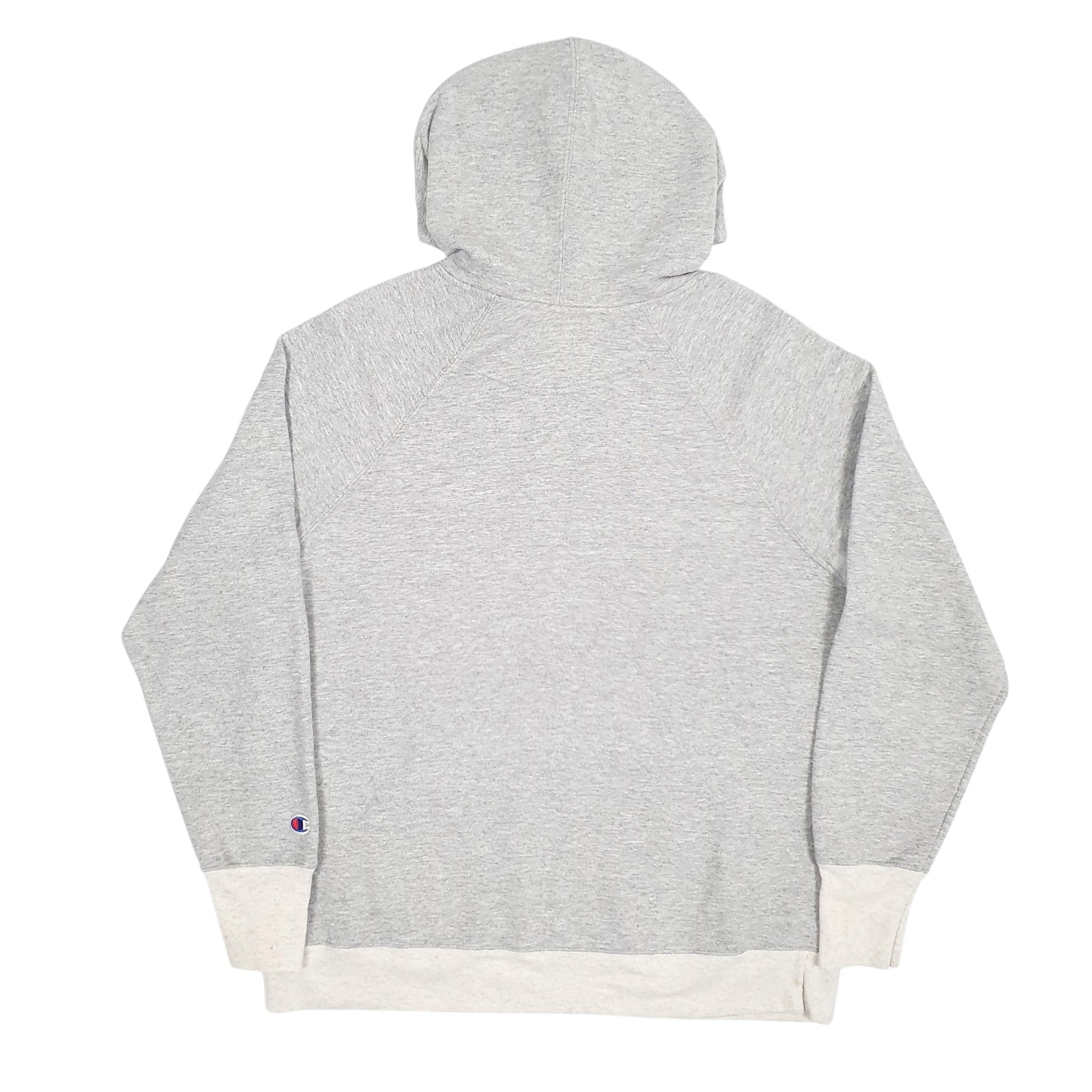 Womens Grey Champion Spellout Hoodie Jumper