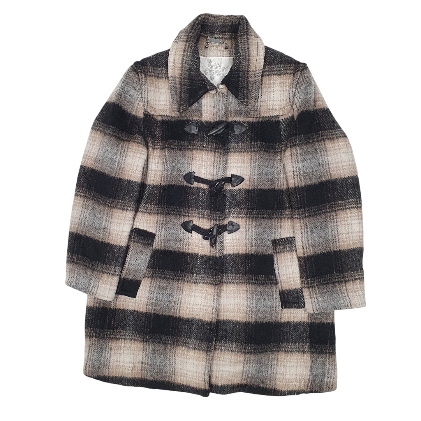 Womens Grey John Rocha Duffle Longline  Coat