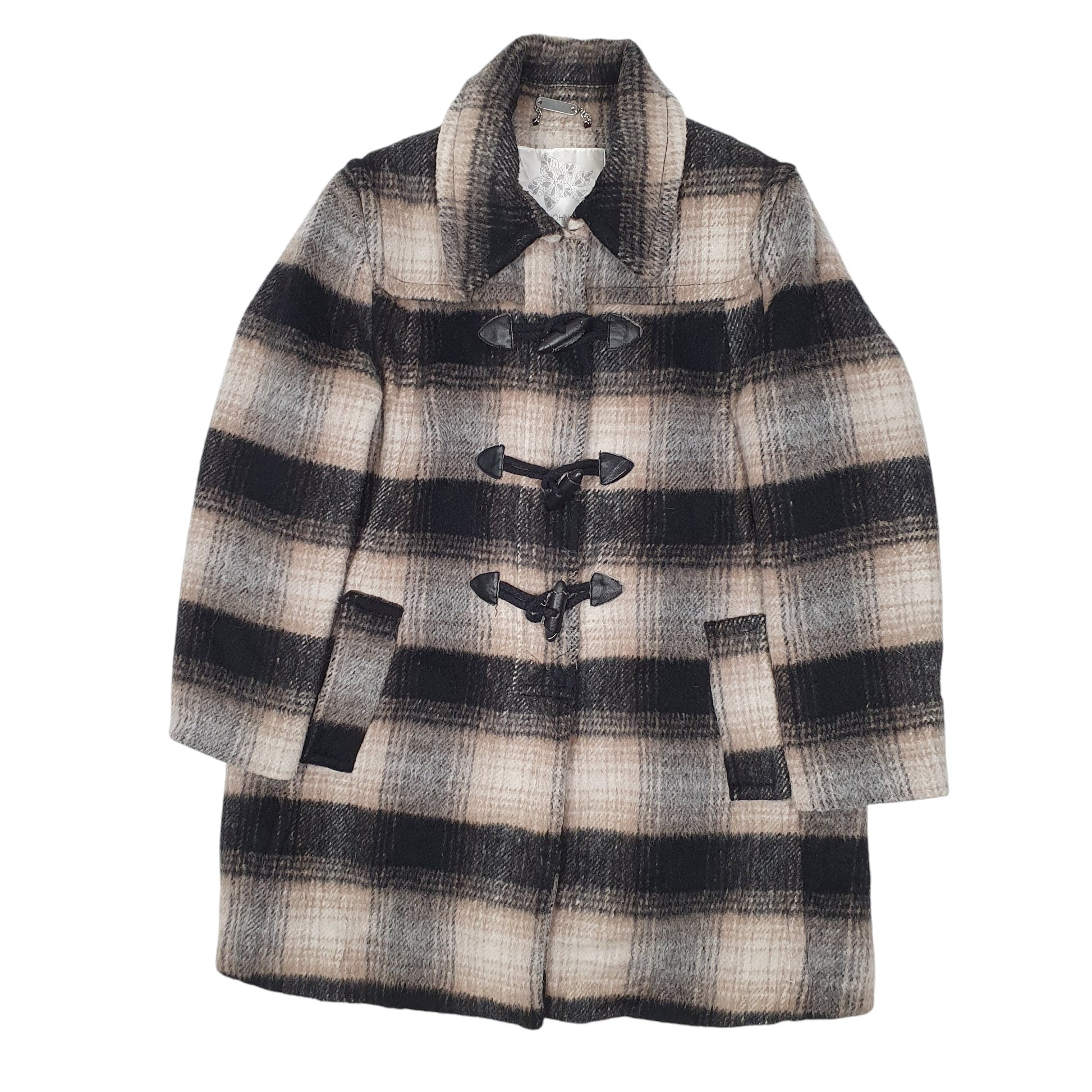 Womens Grey John Rocha Duffle Longline  Coat