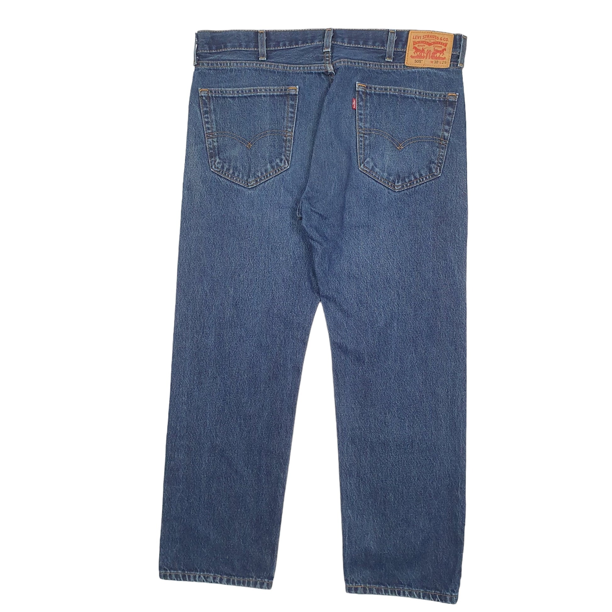 Mens Blue Levis  505 JeansW38 L29