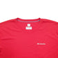 Mens Red Columbia Active Short Sleeve T Shirt