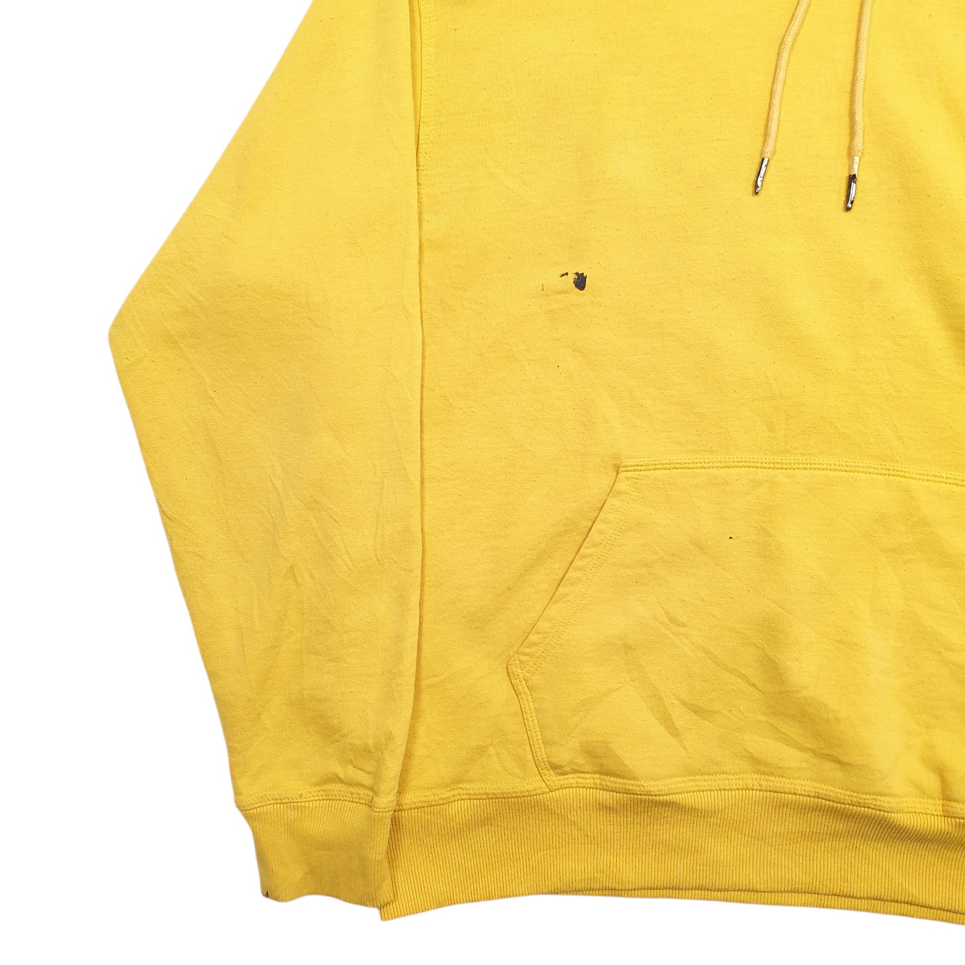 Mens Yellow Champion  Hoodie Jumper
