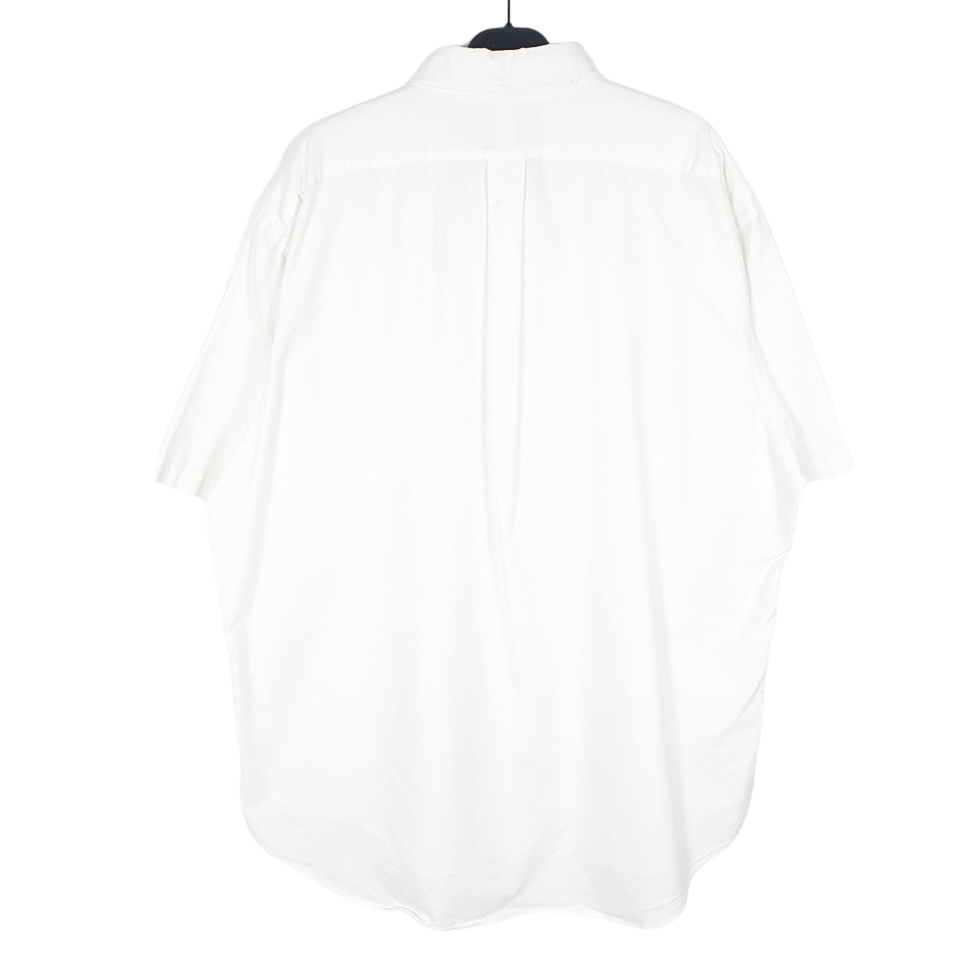 Mens White Ralph Lauren Oxford Short Sleeve Shirt