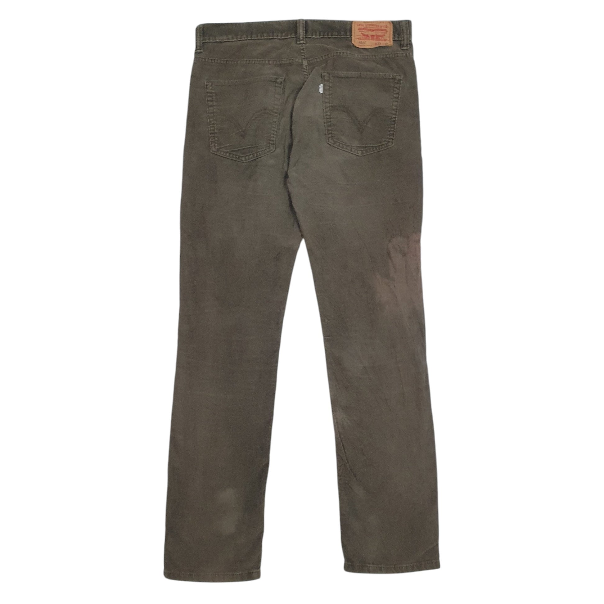 Mens Khaki Levis  Corduroy Trousers