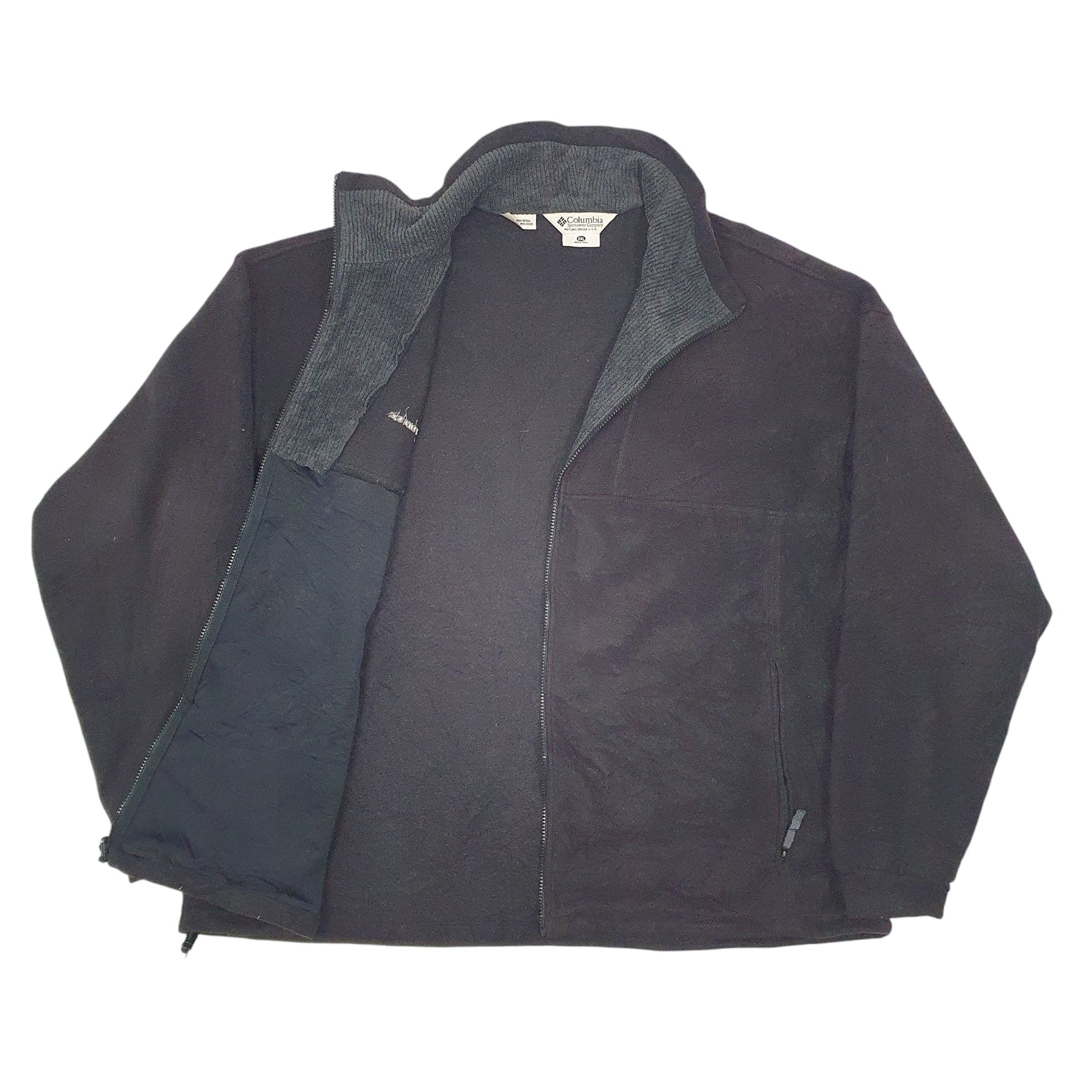 Mens Black Columbia Sportswear Company  Full Zip Jumper